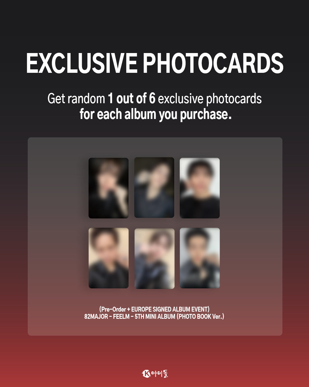 (EUROPE SIGNED ALBUM EVENT) 82MAJOR - FEELM [PHOTOBOOK VER.]