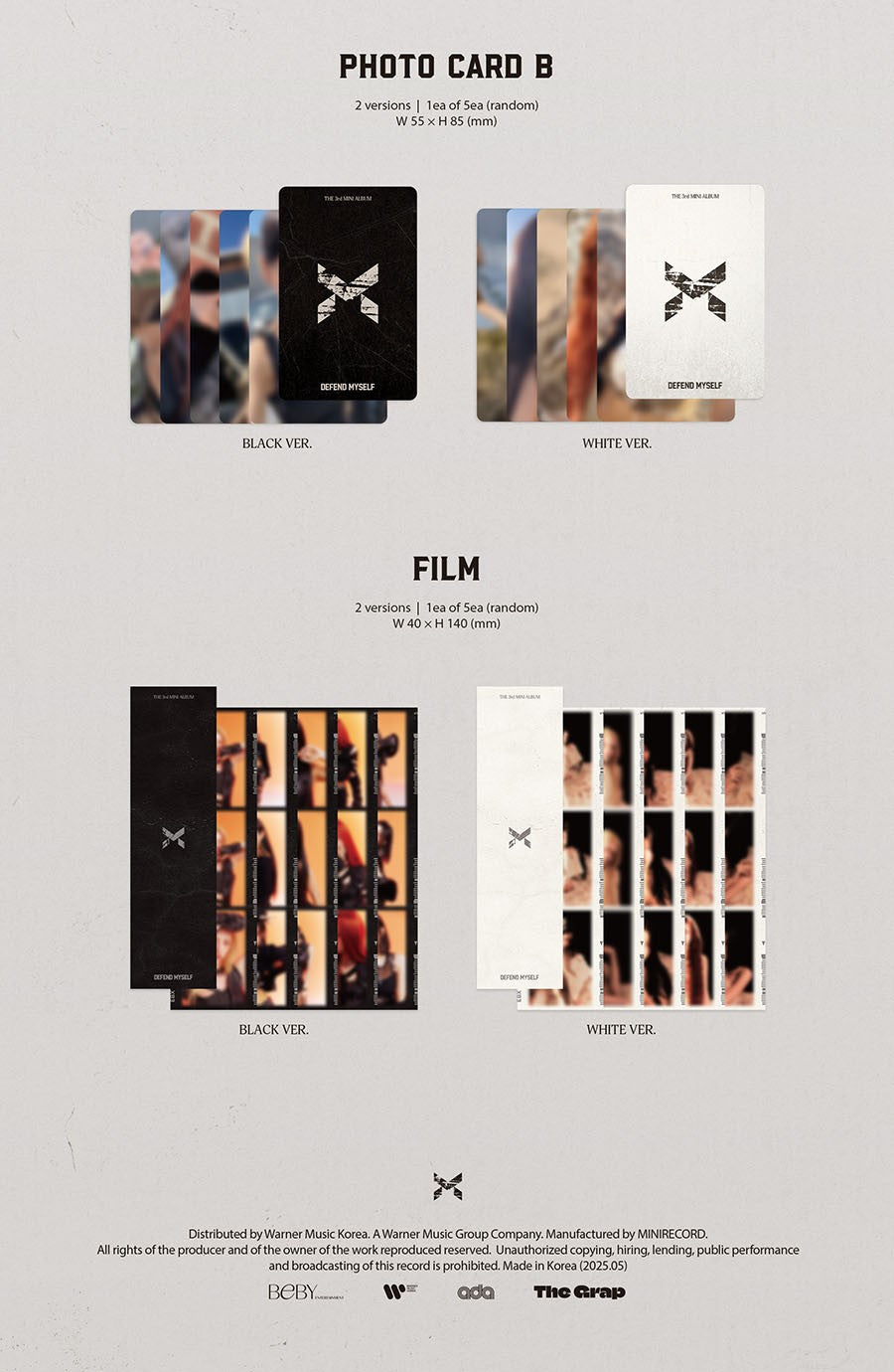 X:IN - DEFEND MYSELF [PHOTOBOOK PLATFORM VER. - RANDOM COVER]