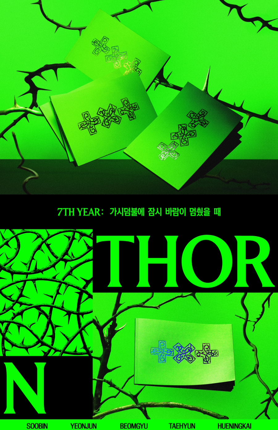 TXT - 7TH YEAR: A MOMENT OF STILLNESS IN THE THORNS[THORN VER.- NEJAUŠAIS VĀKS]