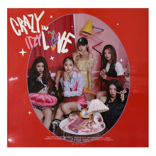 ITZY salocīts plakāts [Crazy in Love]