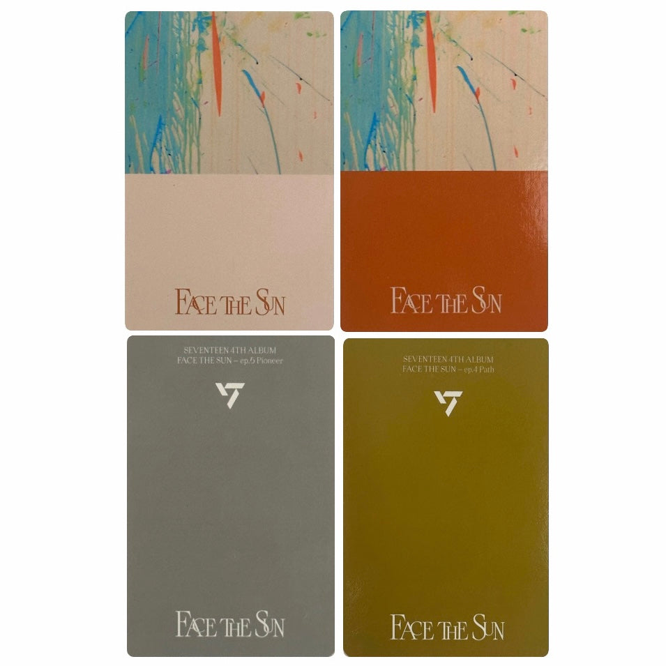 Seventeen Photocards [Face The Sun]