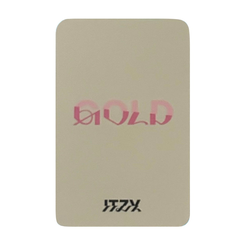 ITZY Music Korea photocards [GOLD]