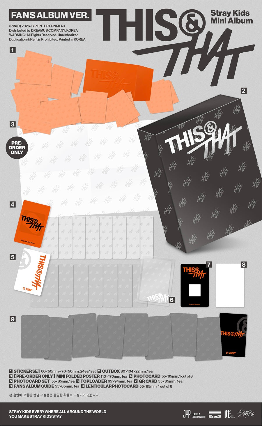 STRAY KIDS - THIS & THAT [FANS ALBUM VER.]