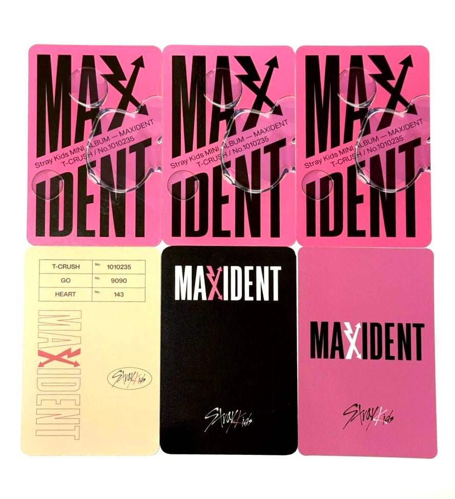 Stray Kids photocards [Maxident]