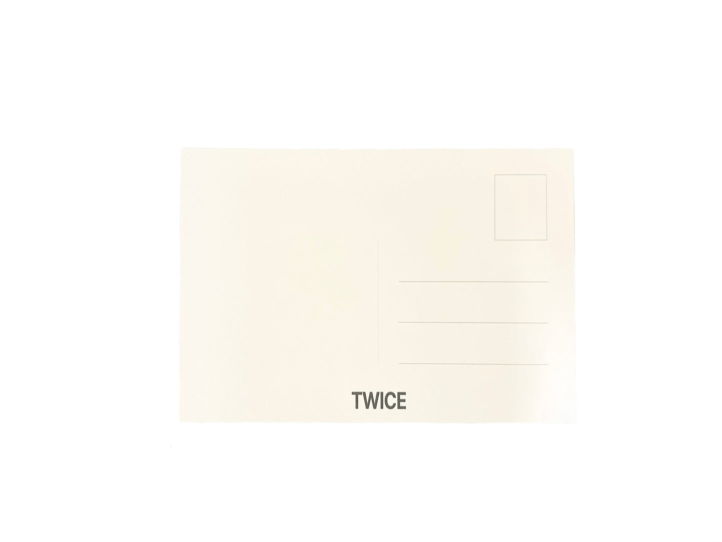 Twice postcard [This Is For]