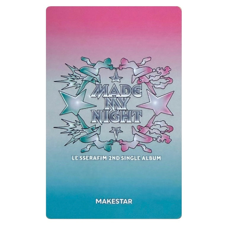 Le Sserafim Makestar POB Photocards [Made My Night] (Ver.1)