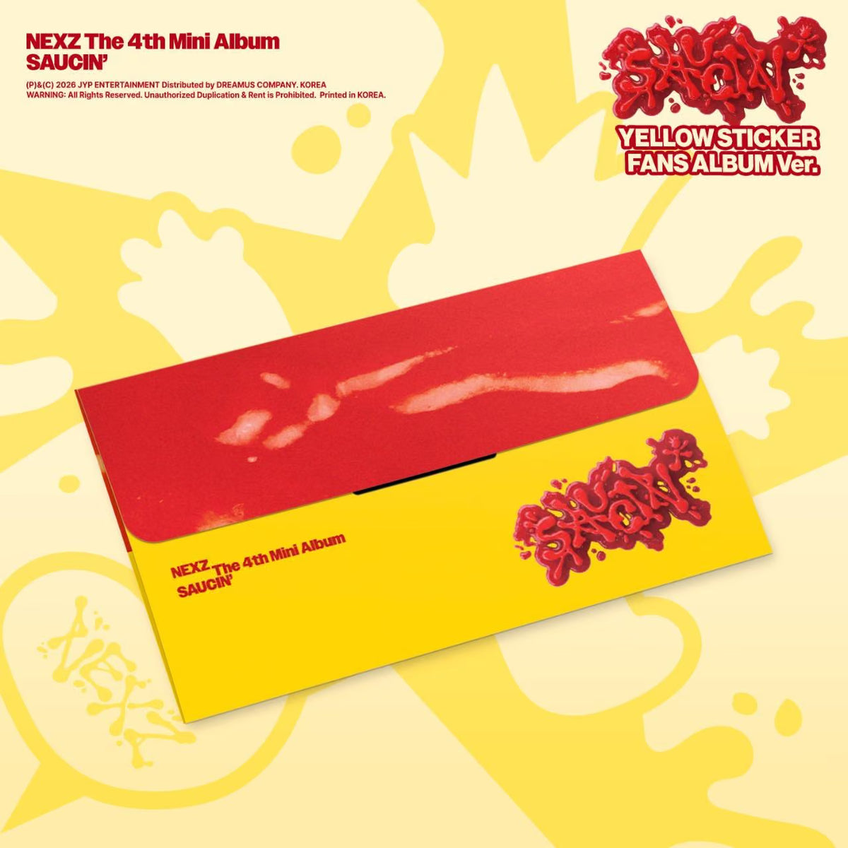 NEXZ - SAUCIN' [STICKER FANS ALBUM VER.]