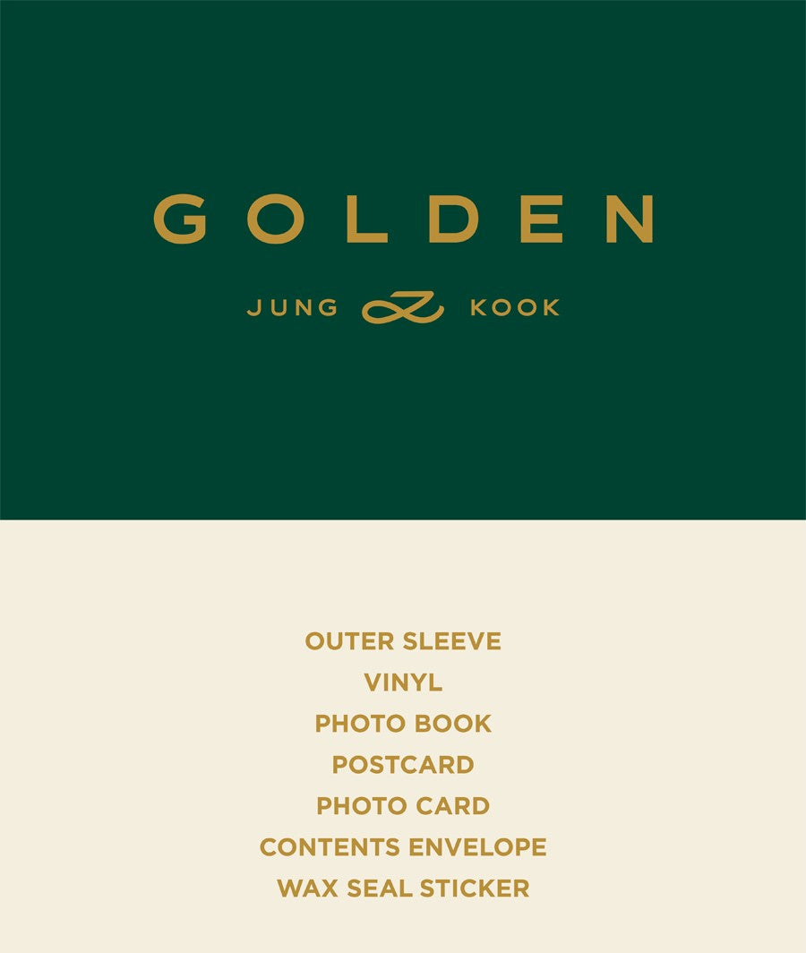 JUNG KOOK - GOLDEN [VINYL]