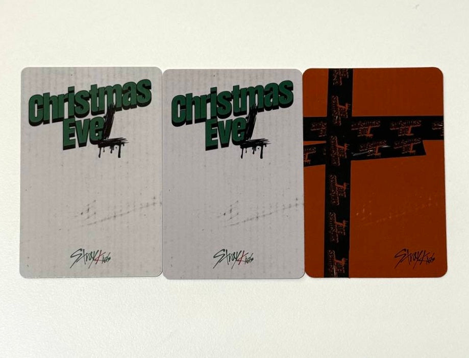 Stray Kids photocards [Christmas Evel]