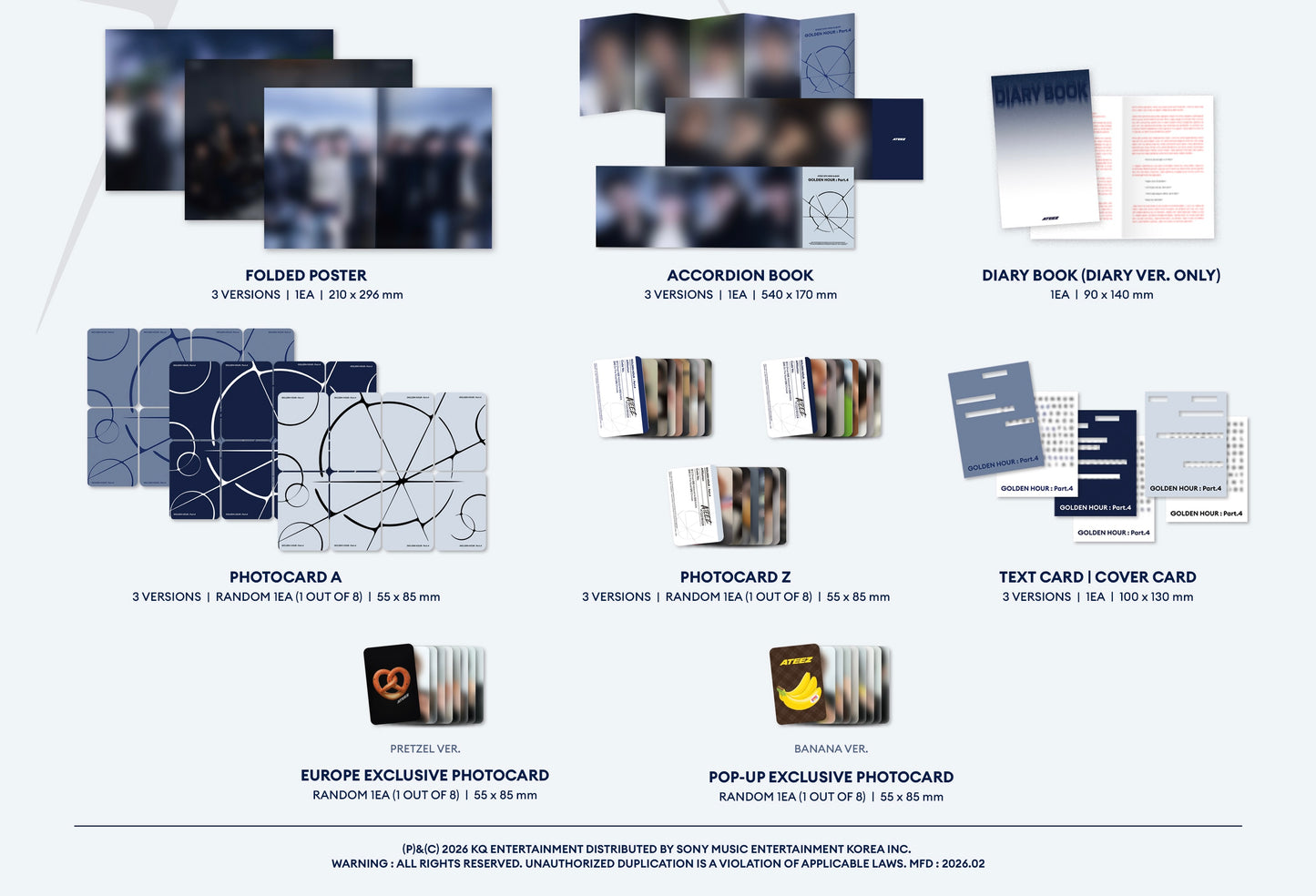 ATEEZ - GOLDEN HOUR : PART.4 [EUROPE POP-UP EXCLUSIVE]