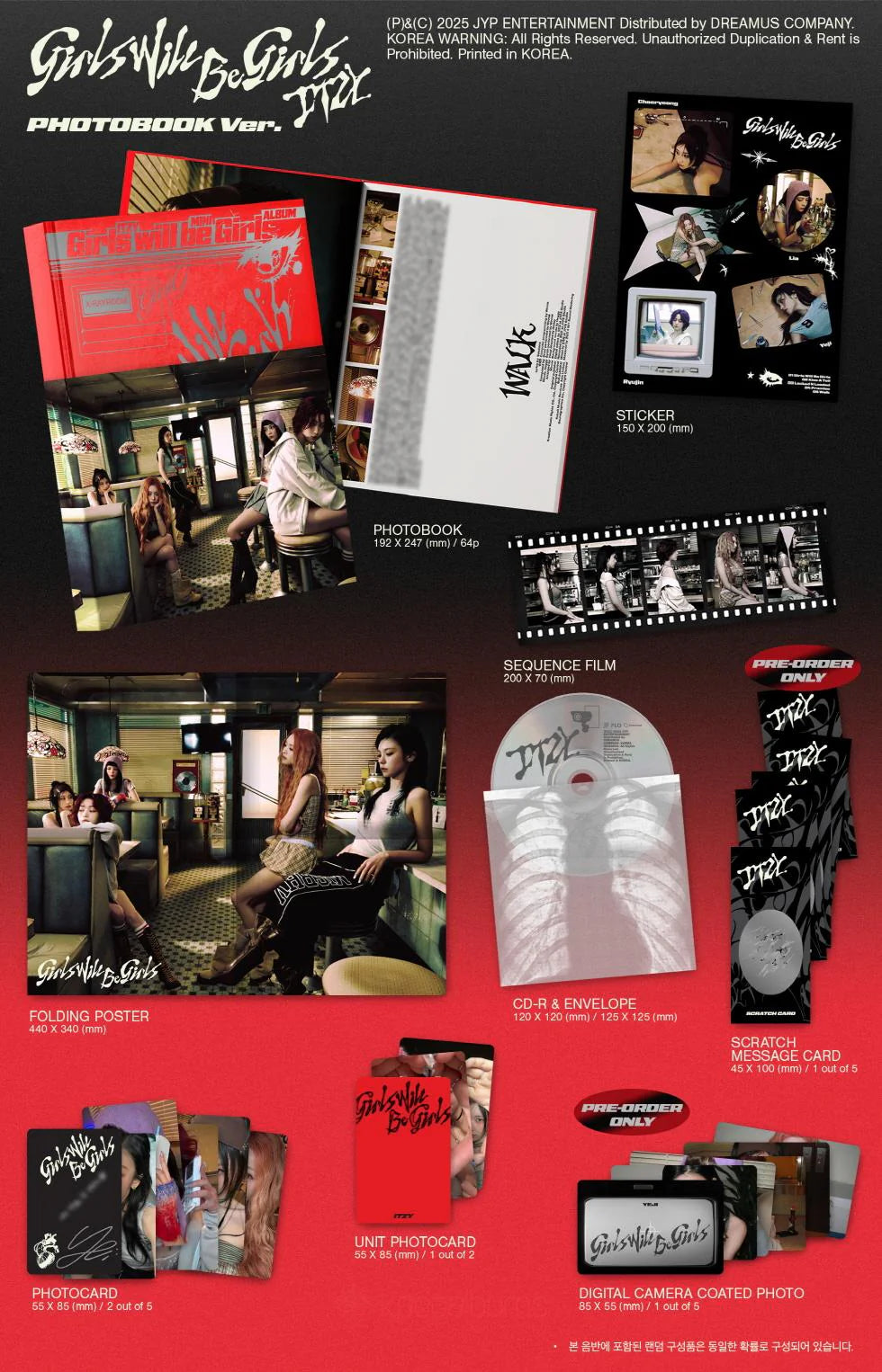 ITZY - GIRLS WILL BE GIRLS [PHOTOBOOK VER.]