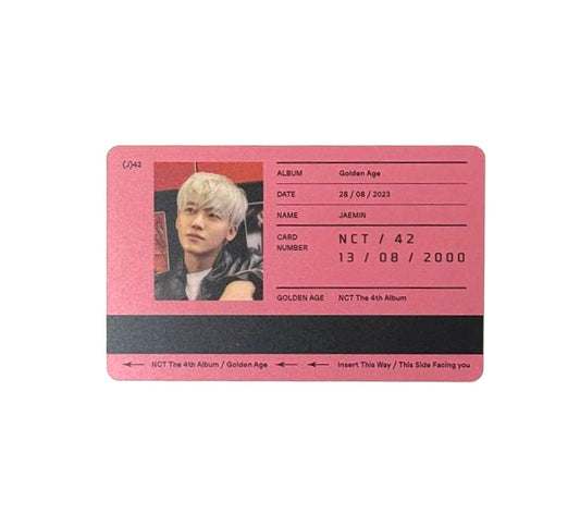 NCT Jaemin transportation photocard [Golden Age (collecting ver.)]