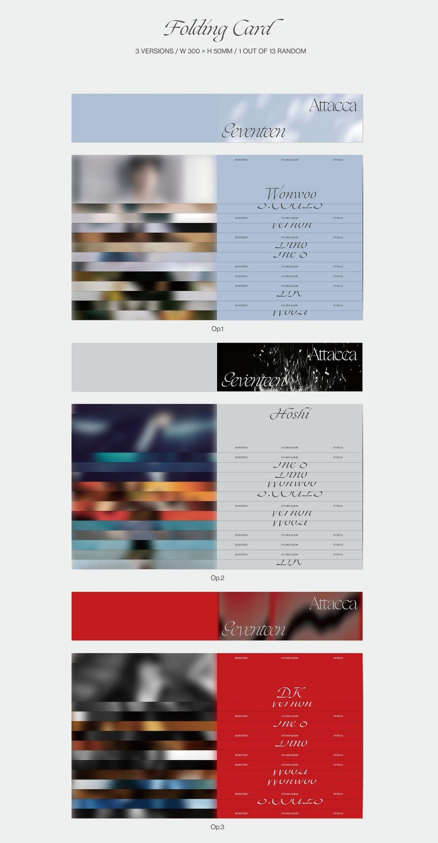 K-POP・アジア seventeen nimoca K-pop SEVENTEEN - Attacca [9th Mini Album] CARAT ver