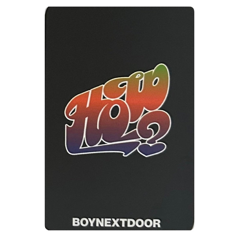 BoyNextDoor Music Korea POB photocards [HOW]
