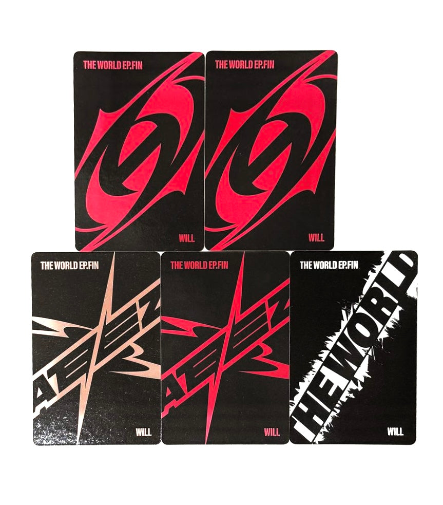 ATEEZ photocards [The World Ep. Fin : Will]