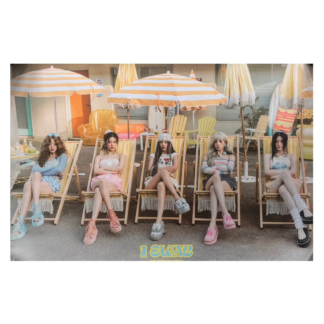 (G)I-DLE pre-order posters [I SWAY]