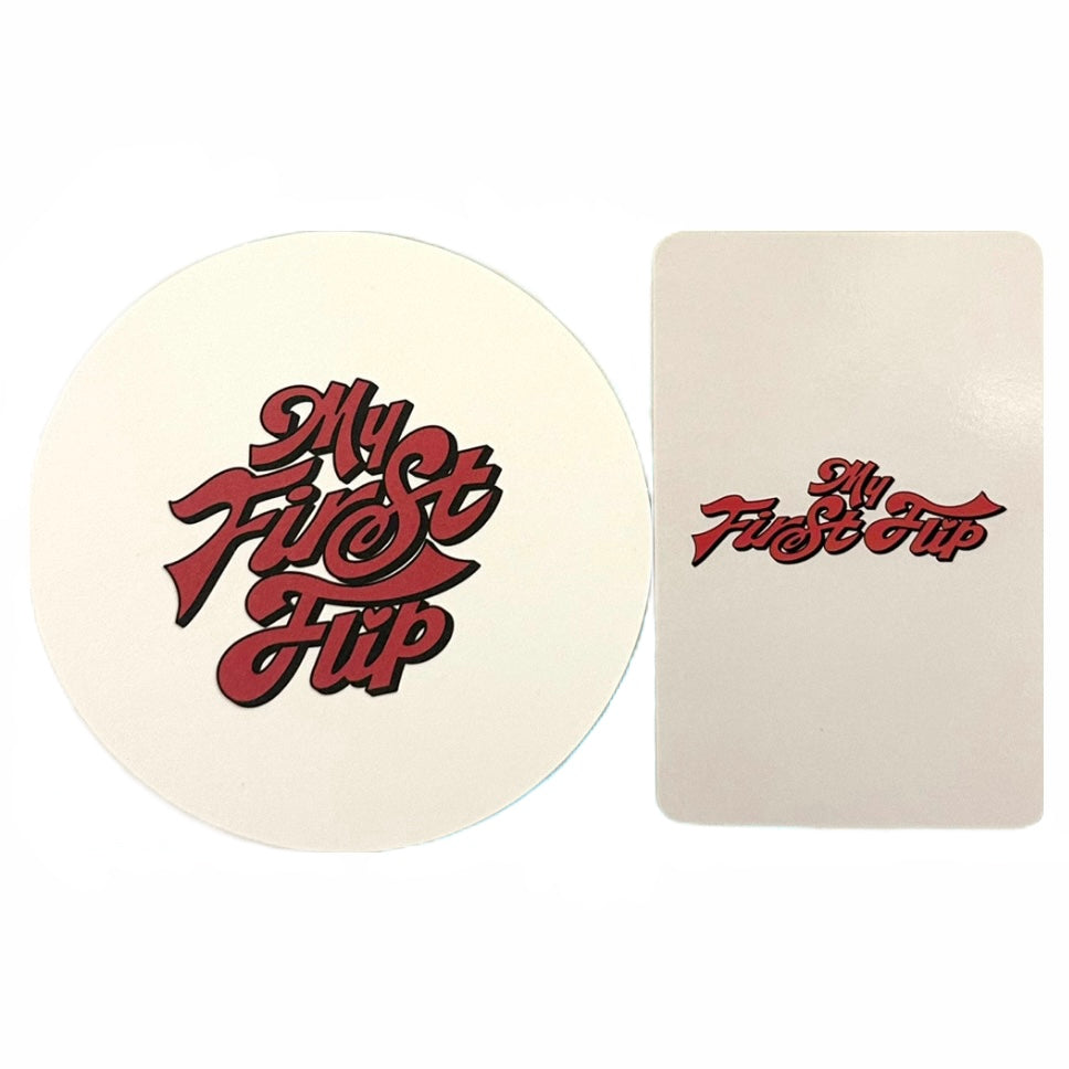 KickFlip Photocard & Mini Coaster [My First Flip]