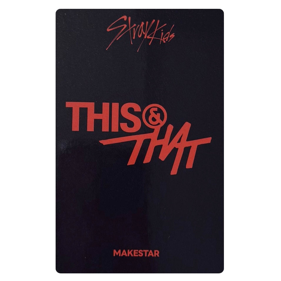 Stray Kids Makestar Lucky Draw POB Photocards [This & That]