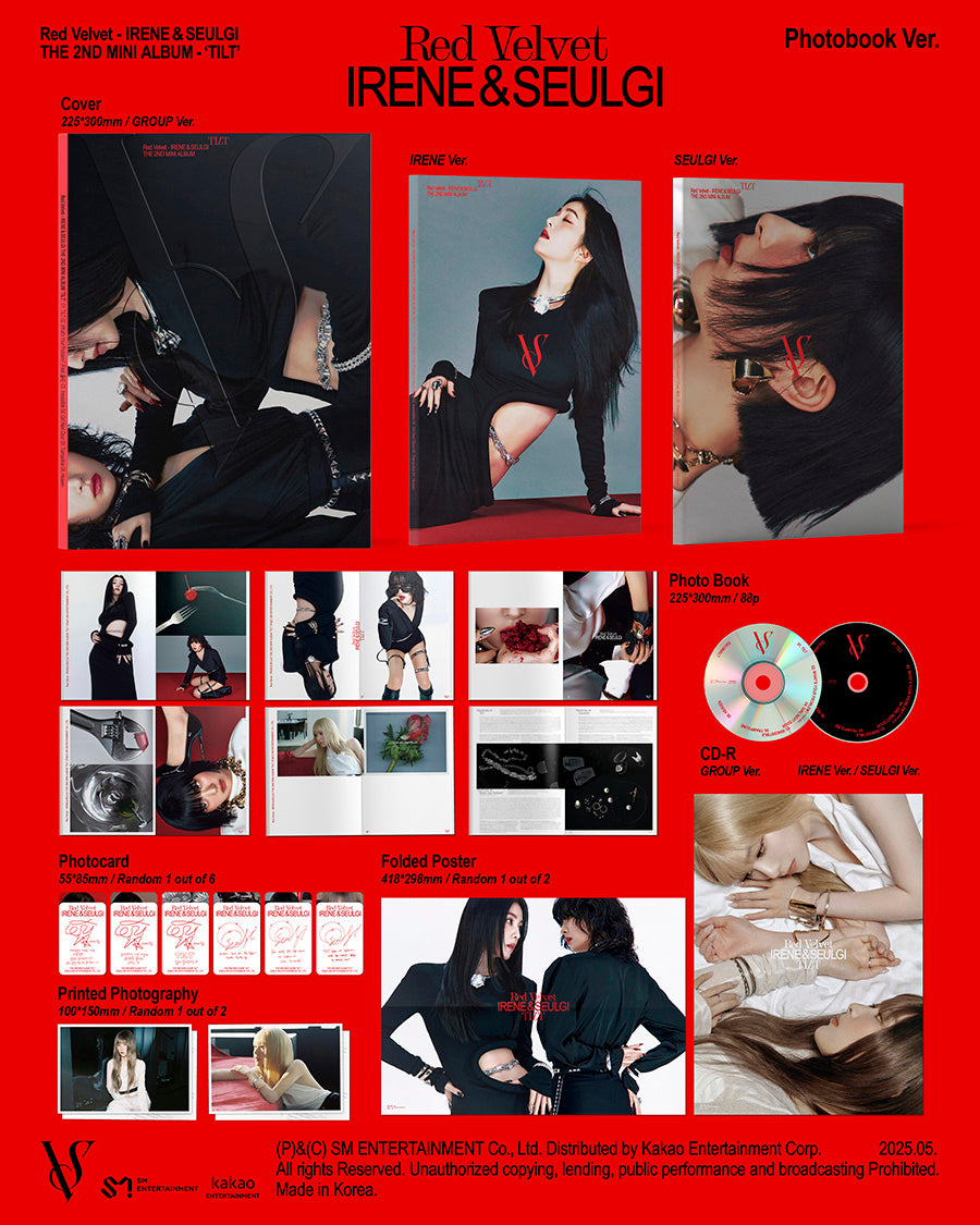 RED VELVET IRENE & SEULGI - TILT [PHOTO BOOK VER.]