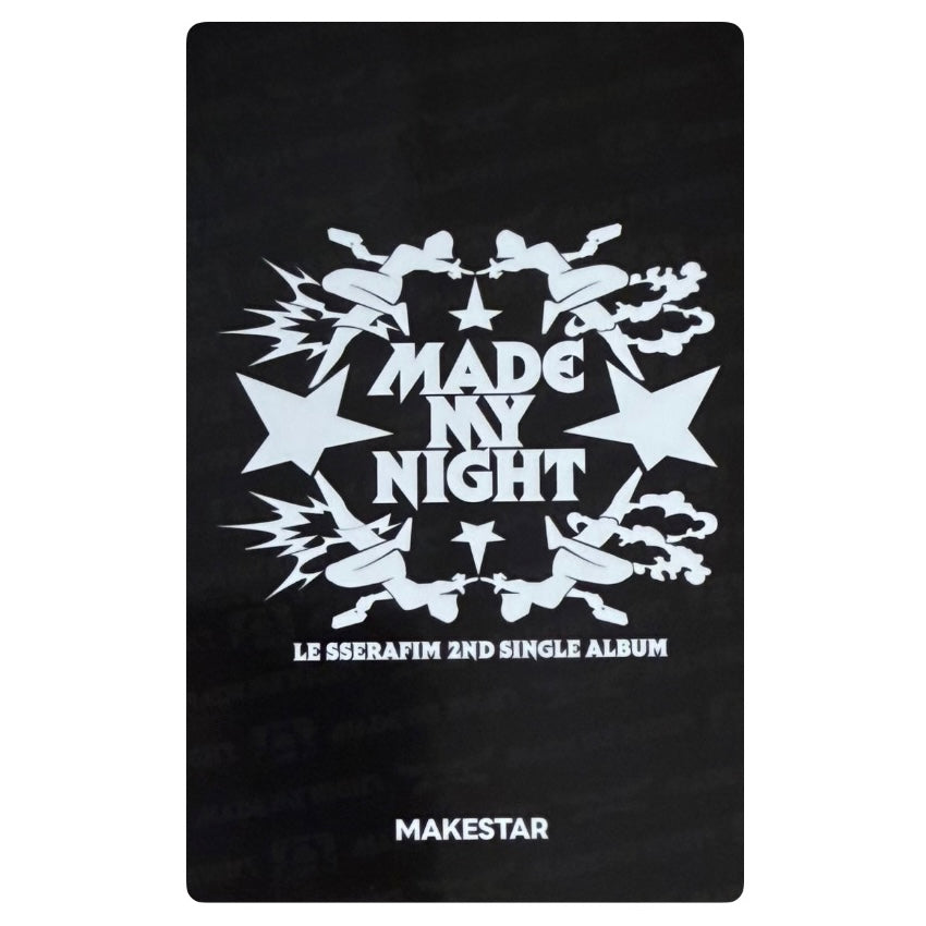 Le Sserafim Makestar POB Photocards [Made My Night](Ver.2)