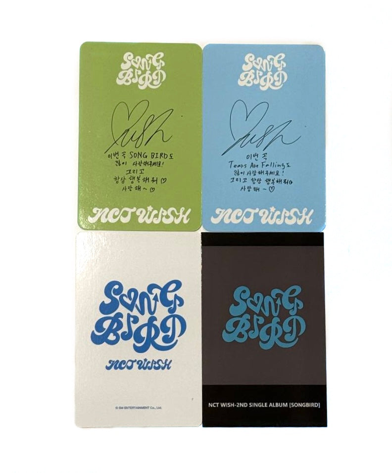 NCT Wish photocards [Songbird]