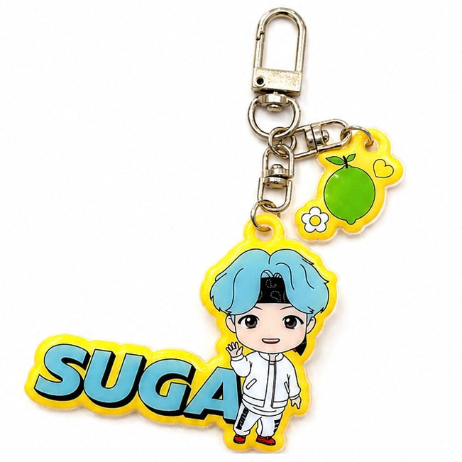 BTS Tinytan Tēlu Atslēgu Piekariņš