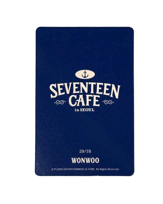 SEVENTEEN Wonwoo photocard [Cafe in Seoul 2023]