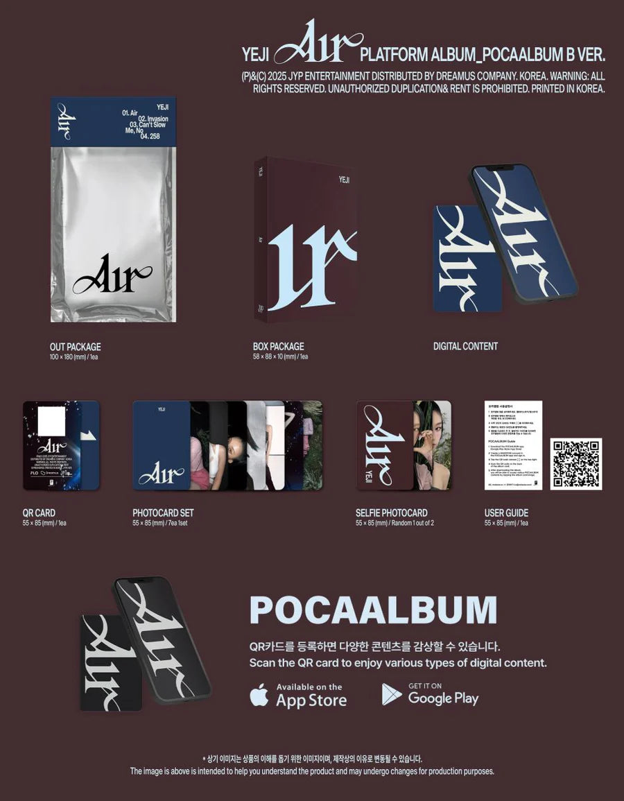 YEJI - AIR  [PLATFORM ALBUM POCAALBUM VER.]