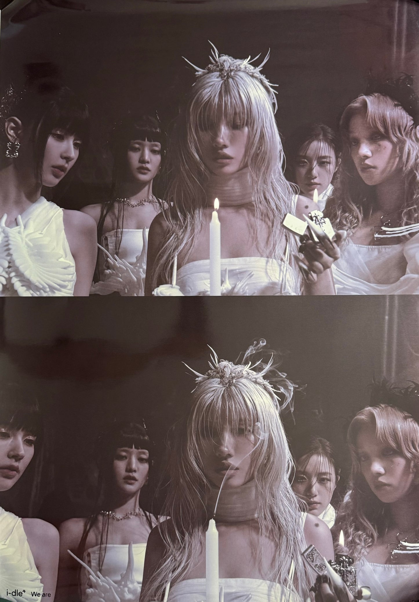 I-DLE pre-order posters [WE ARE]