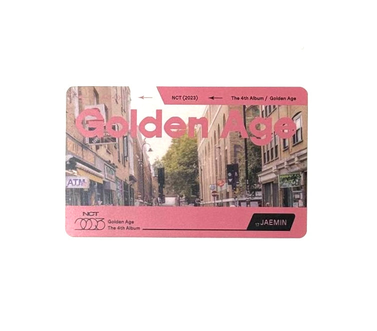 NCT Jaemin transportation photocard [Golden Age (collecting ver.)]