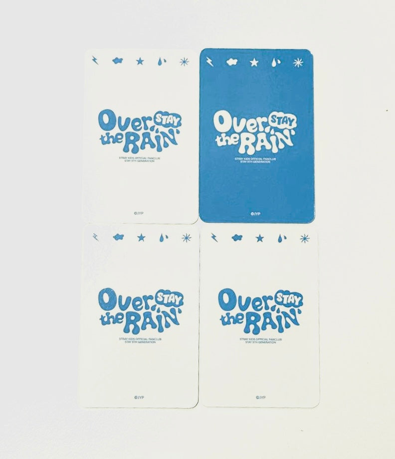 Stray Kids 5th Membership photocards [Over The Rain]