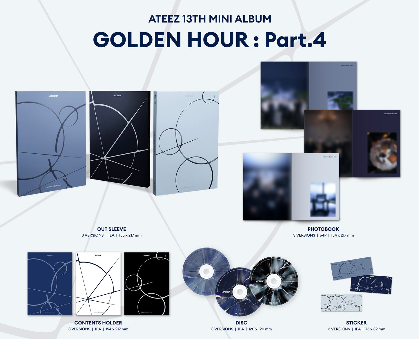 ATEEZ - GOLDEN HOUR : PART.4 [EUROPE POP-UP EXCLUSIVE]