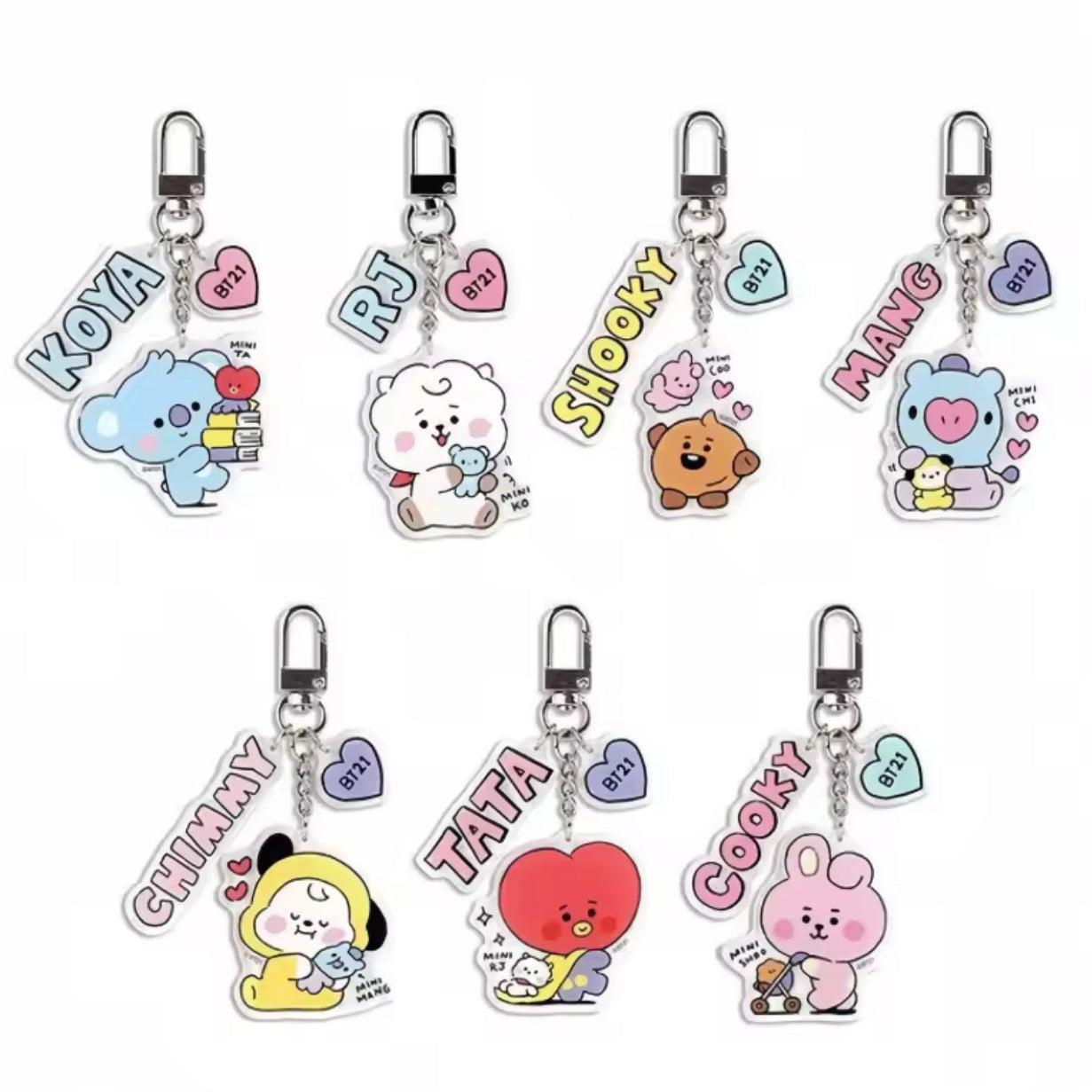 BT21 Akrila Atslēgu Piekariņš