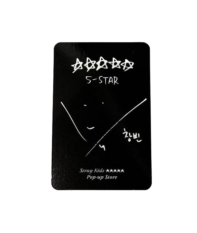 Stray Kids Changbin Pop-Up Store Exhibition stamp photocard [5-Star]