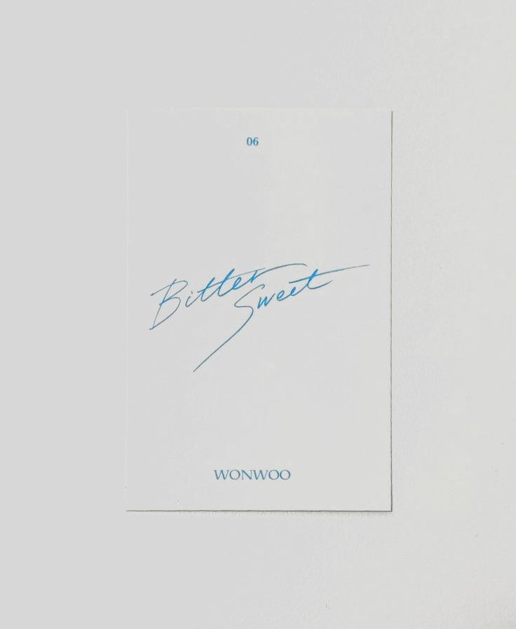 SEVENTEEN Wonwoo trading photocard [Bittersweet]
