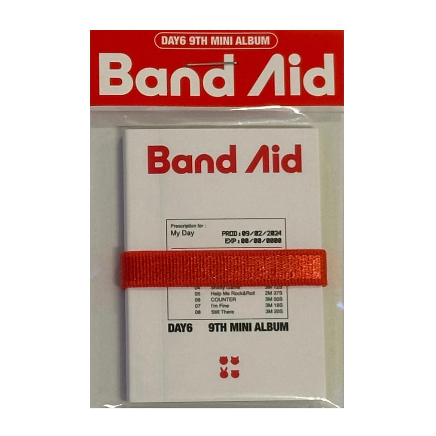 DAY6 Sungjin Pre-Order Abpusējs Plakāts & Mini Fotogrāmata [Band-Aid]