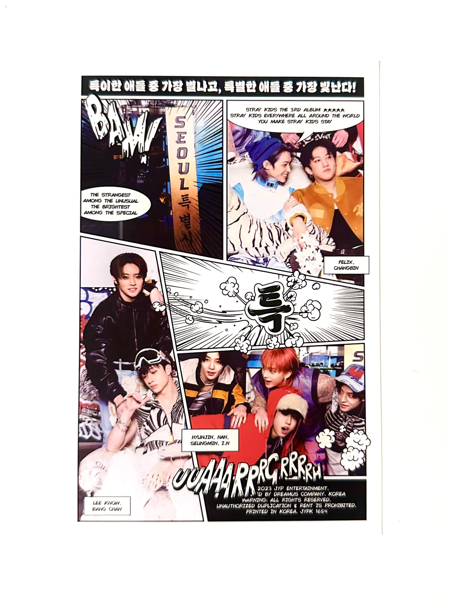 Stray Kids Cartoon postcard [5-Star]