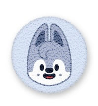 STRAY KIDS BOUCLE CAN BADGE [5TH FAN MEETING 'SKZ 5'CLOCK MD']