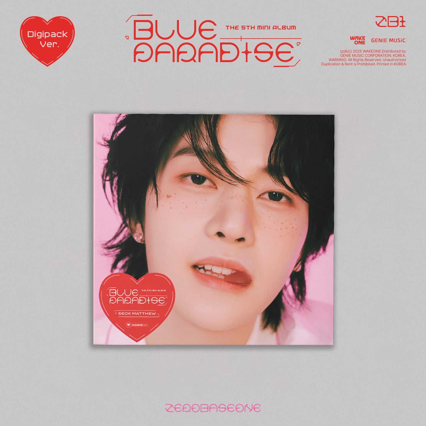 ZEROBASEONE - BLUE PARADISE [DIGIPACK VER.]