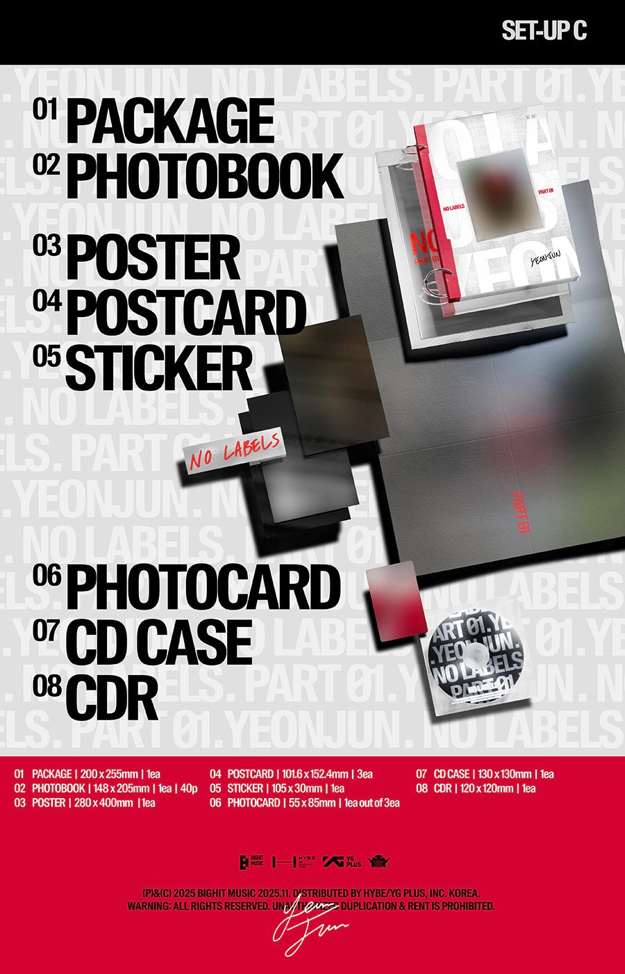 YEONJUN - NO LABELS: PART 01 [RANDOM VĀKS]