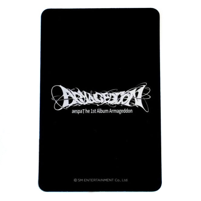 aespa Music Korea Luckydraw exclusive photocards [Armageddon]