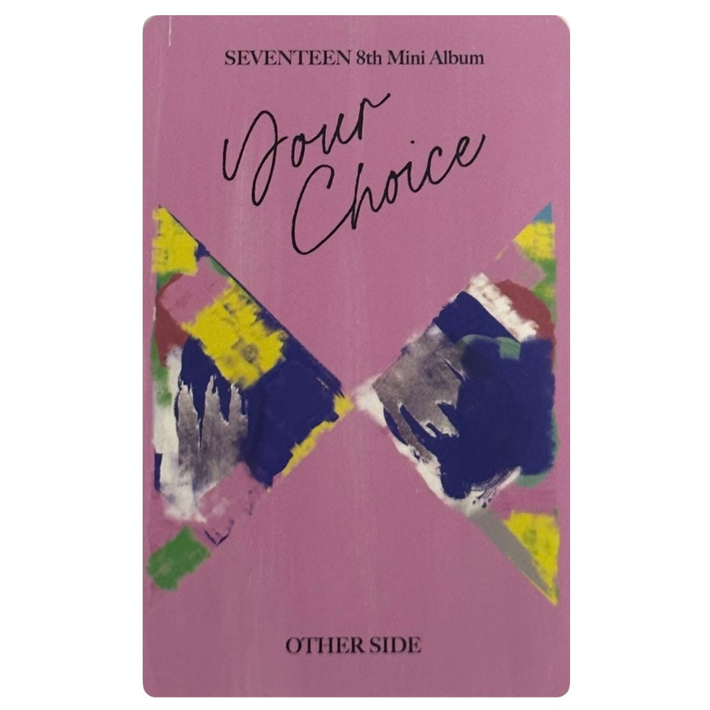 Seventeen Woozi Photocard [Your Choice (Other Side Ver.)]