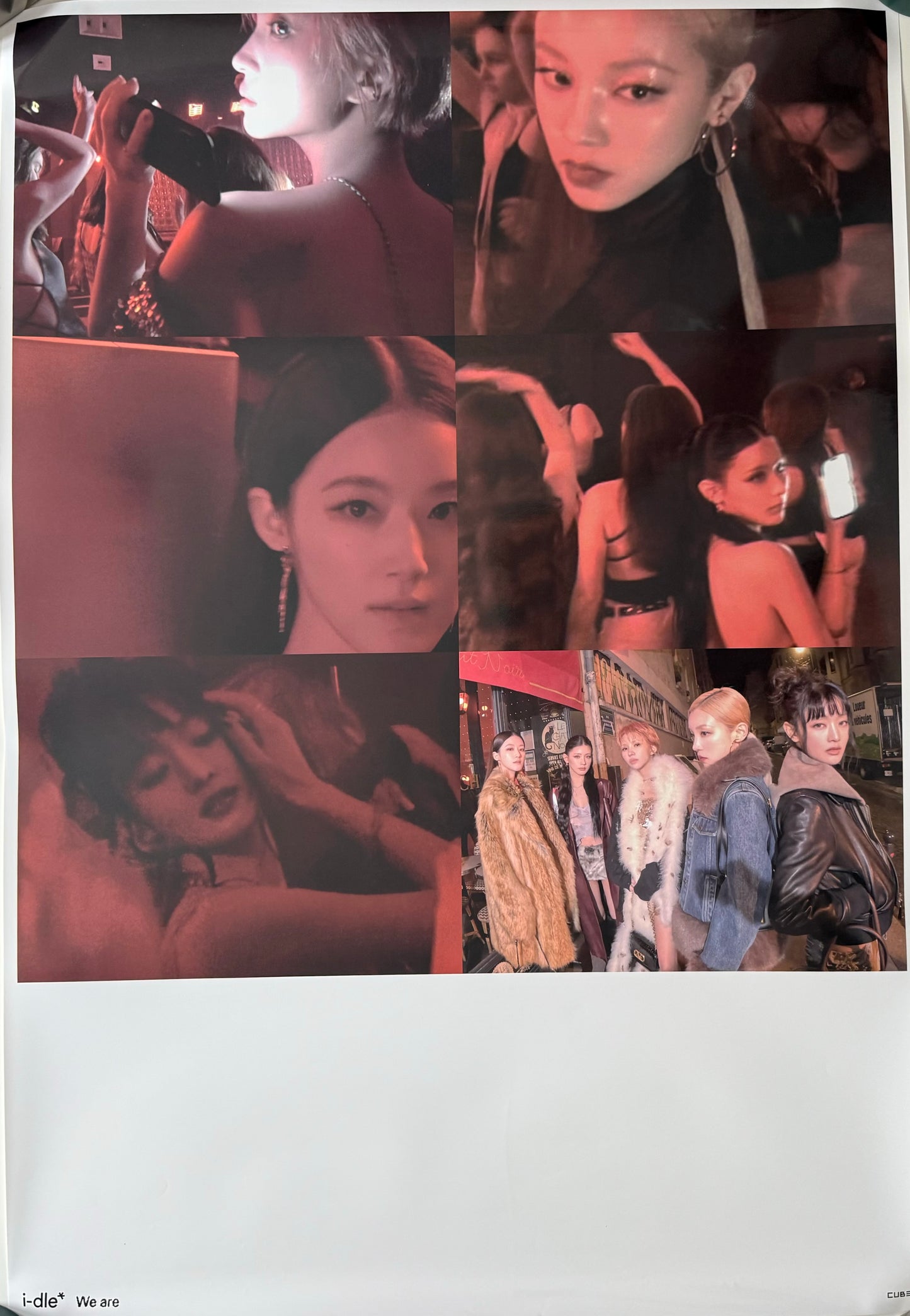 I-DLE pre-order posters [WE ARE]