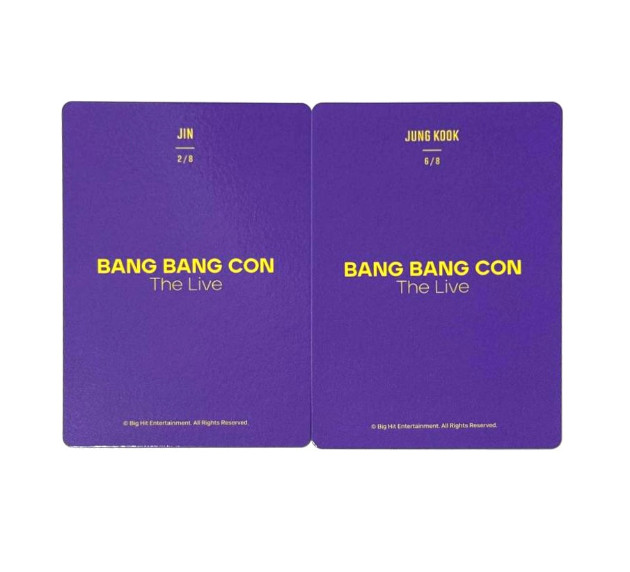 BTS photocards [Bang Bang Con:The Live]