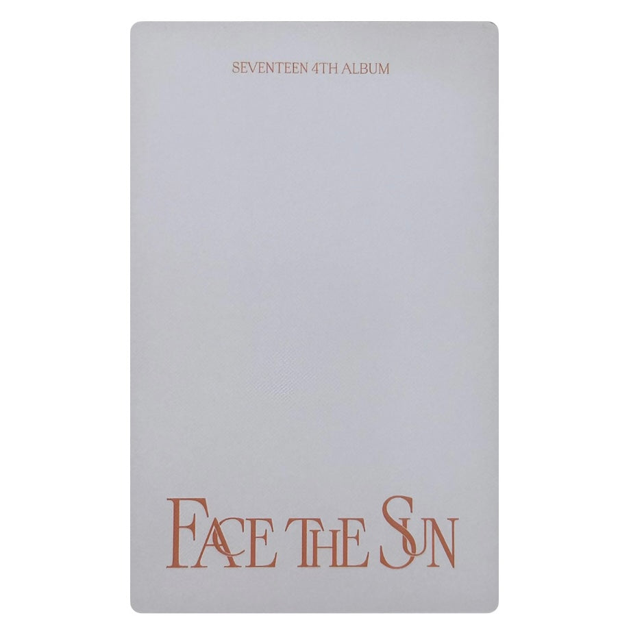 Seventeen Jeonghan Photocards [Face The Sun (Carat Ver.)]