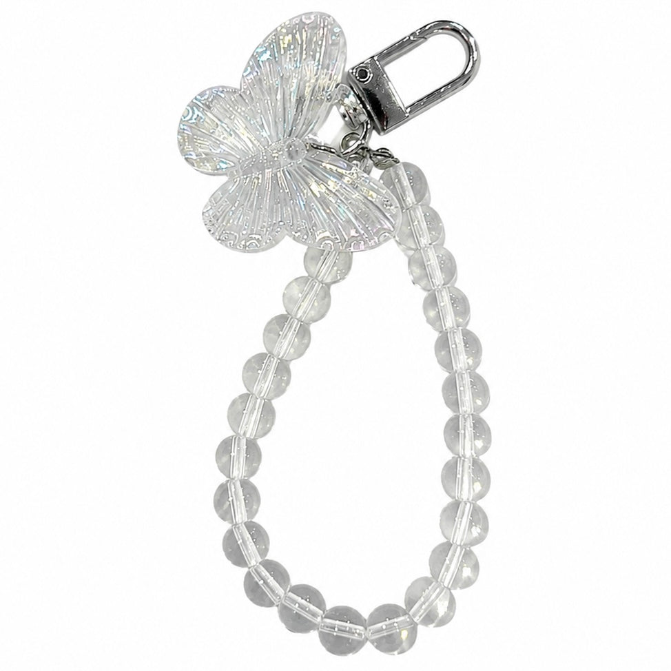 Transparent Butterfly Keychain