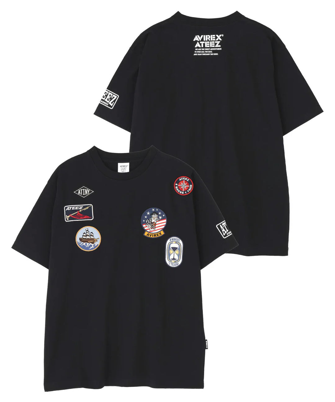 AVIREX x ATEEZ / WAPPEN T-SHIRT "ATINY" [JAPAN LIMITED]