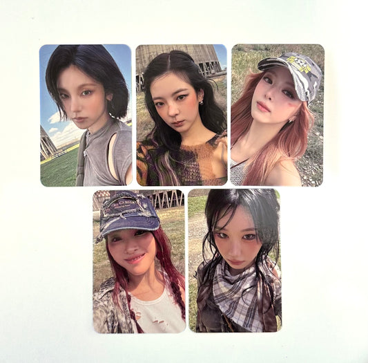 ITZY Music Korea POB photocards [Girls Will Be Girls]