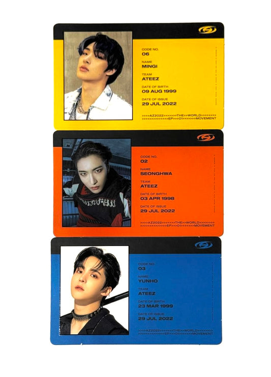 ATEEZ ID Card [The World EP.1 : Movement]
