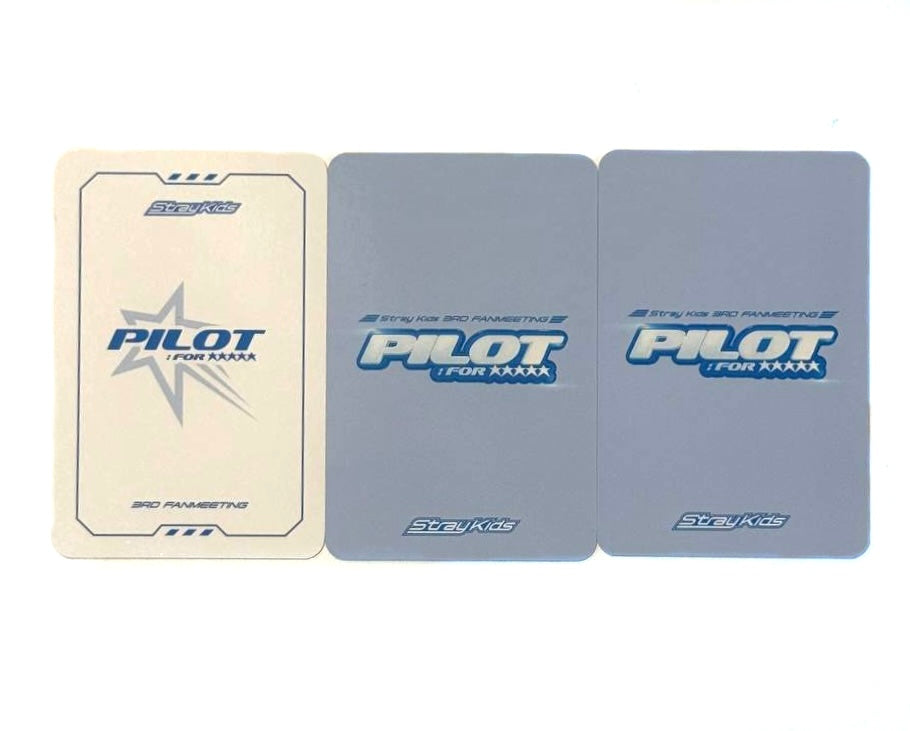 Stray Kids 3rd Fanmeeting photocards [Pilot :For]